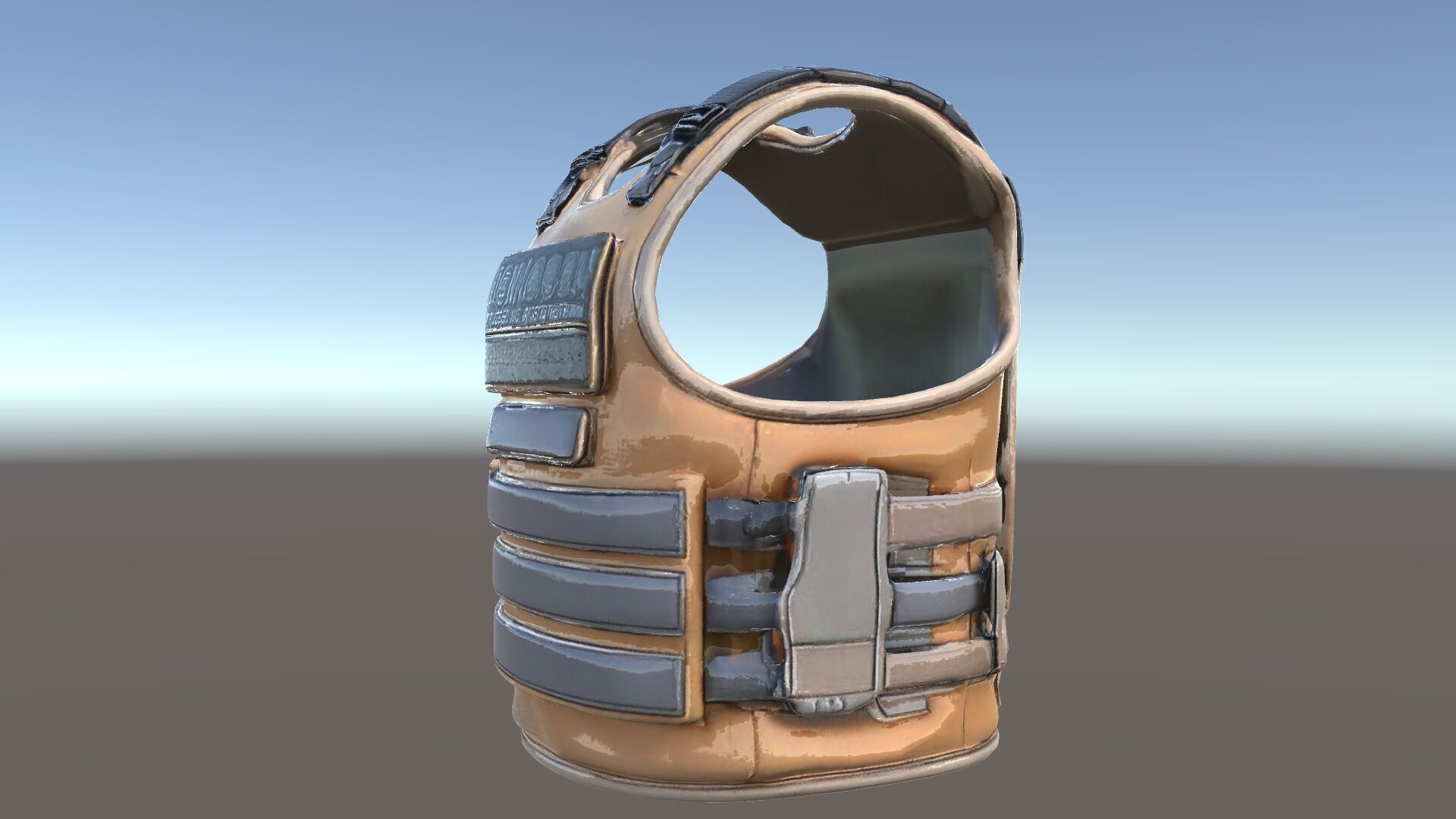 Tactical Vest D Model Pack Low-poly 3D model_8