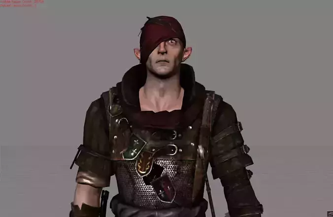 Iorveth The Witcher 3 3D model