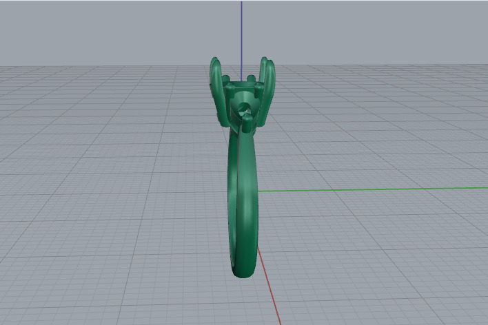 Ring Model 7519 3D print model_3
