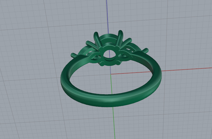 Ring Model 7519 3D print model_4