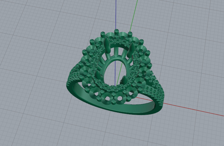 Ring Model 7517 3D print model_2