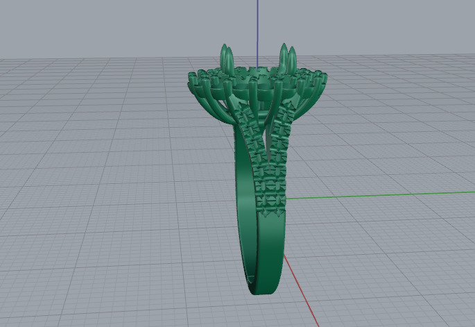 Ring Model 7517 3D print model_3