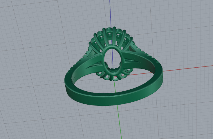 Ring Model 7517 3D print model_4