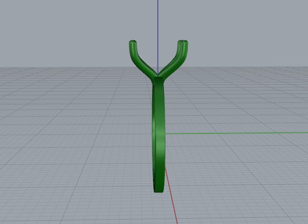 Solitaire oval ring Model 7516 3D print model_3