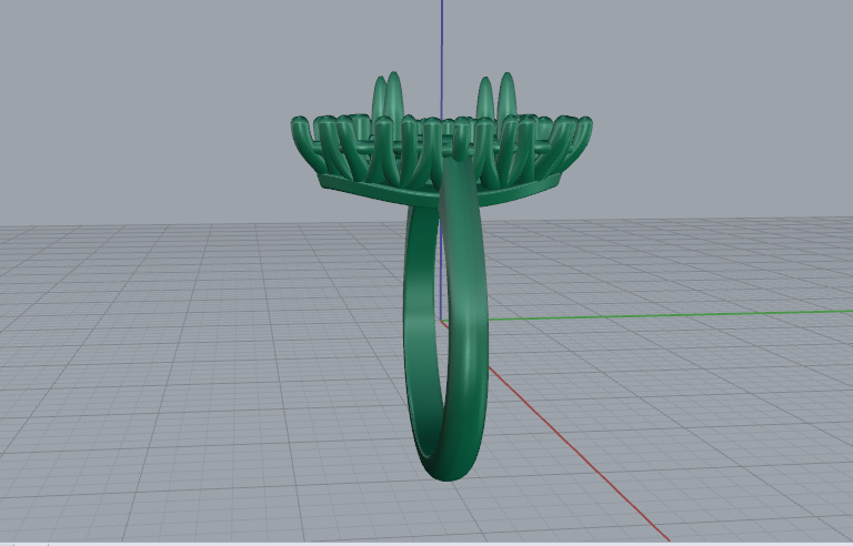 Ring Model 7503 3D print model_3