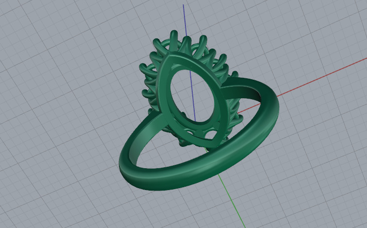Ring Model 7503 3D print model_4