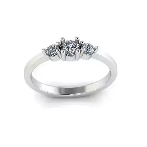 Solitaire ring Model 7497