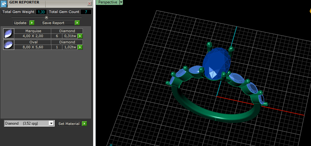 Solitaire ring Model 7495 3D print model_7