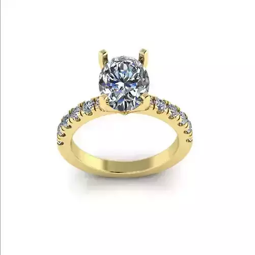 Solitaire ring Model 7493