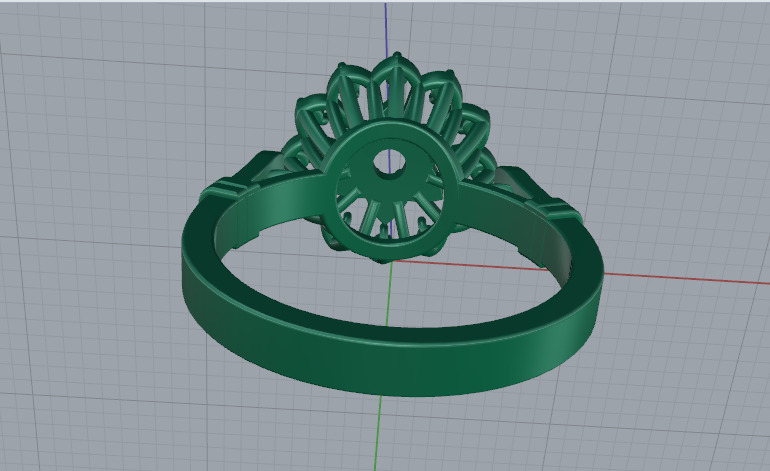 Ring Model 7490 3D print model_4