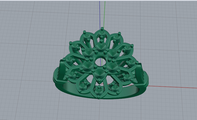 Ring Model 7490 3D print model_2