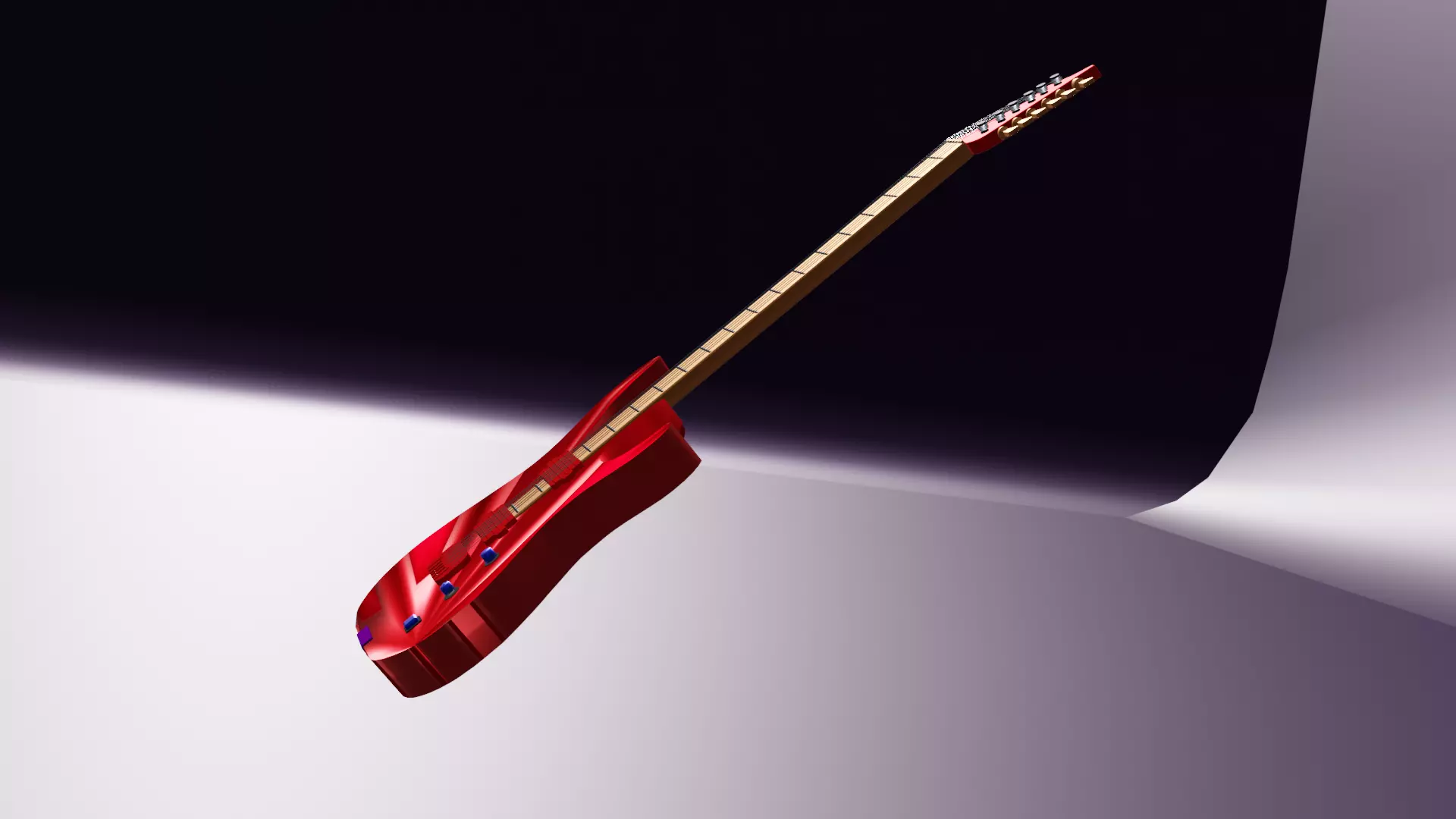 Electric guitar Free 3D model