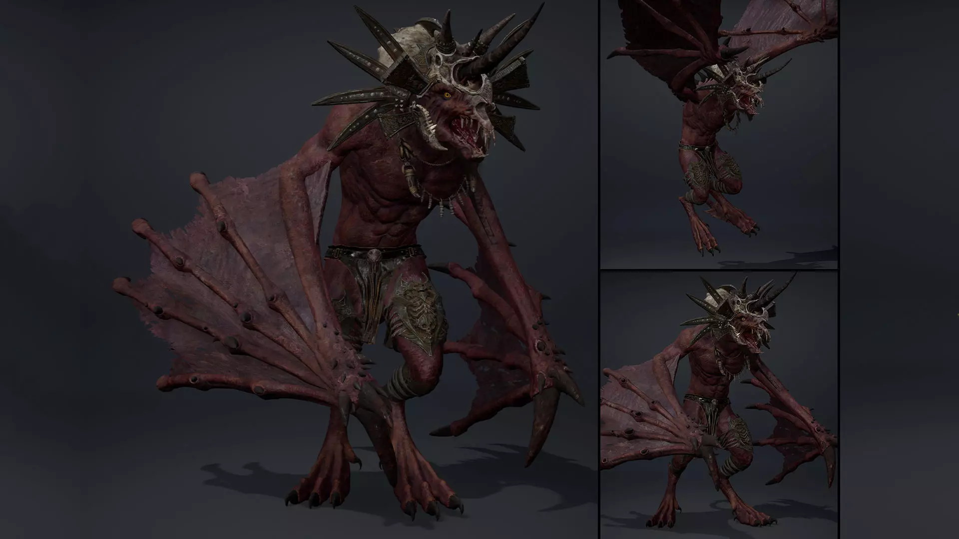 Ashendust 4 Brutal Low-poly 3D model_0