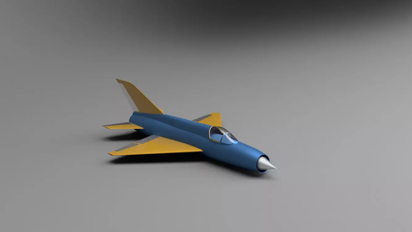 Mig 21 3D print model_0