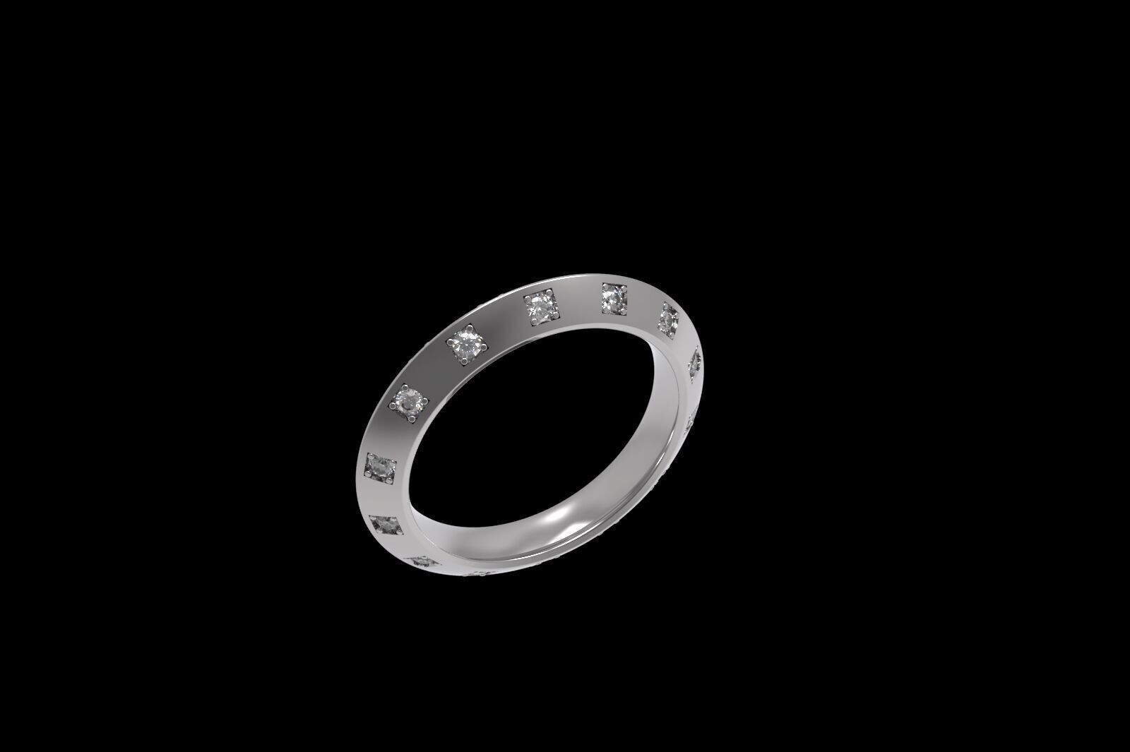 Louis vuitton ring 3D print model_14