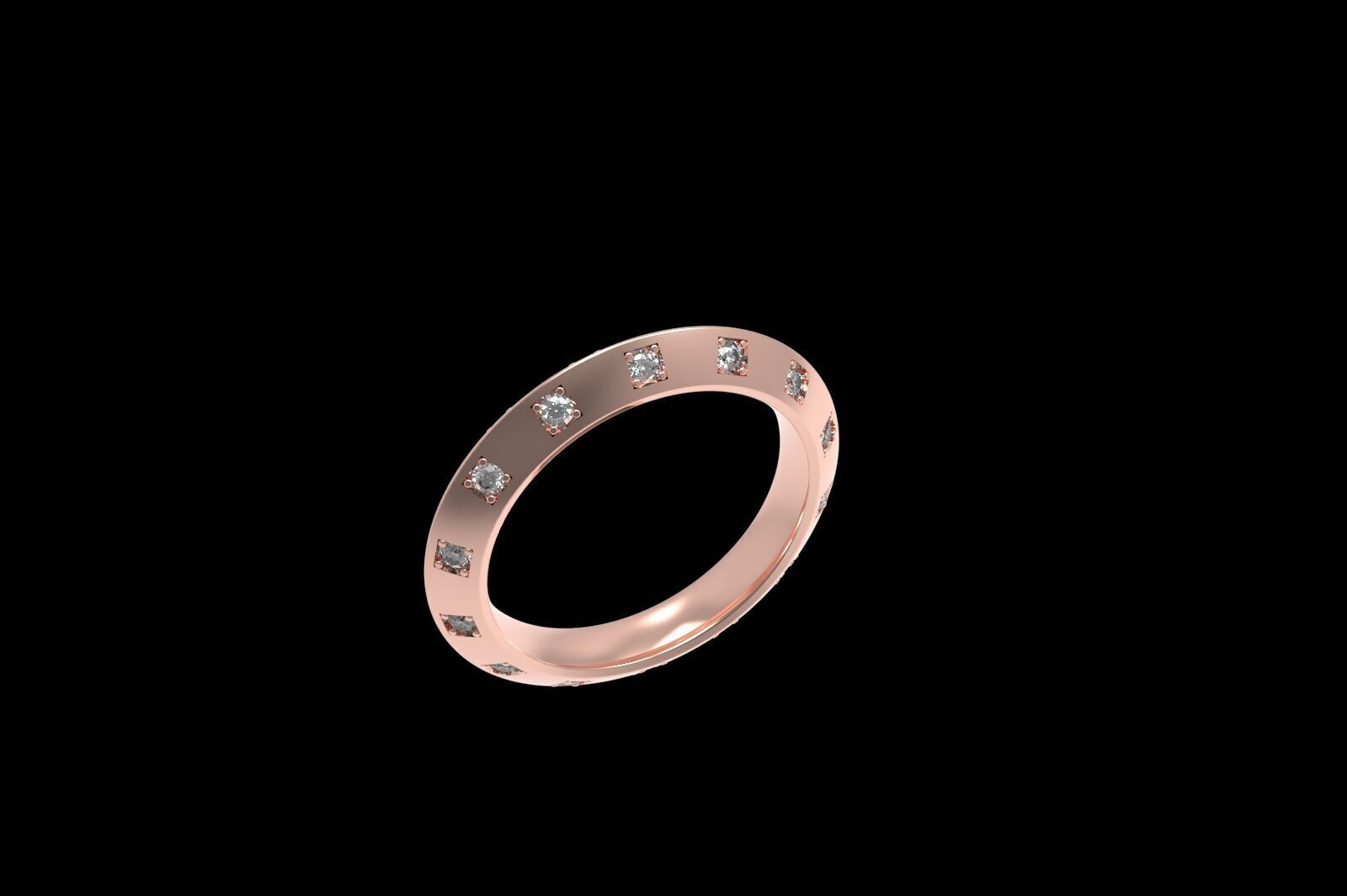 Louis vuitton ring 3D print model_11