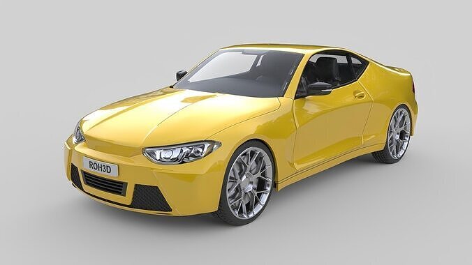 Generic Modern Muslce Car 2021 3D model
