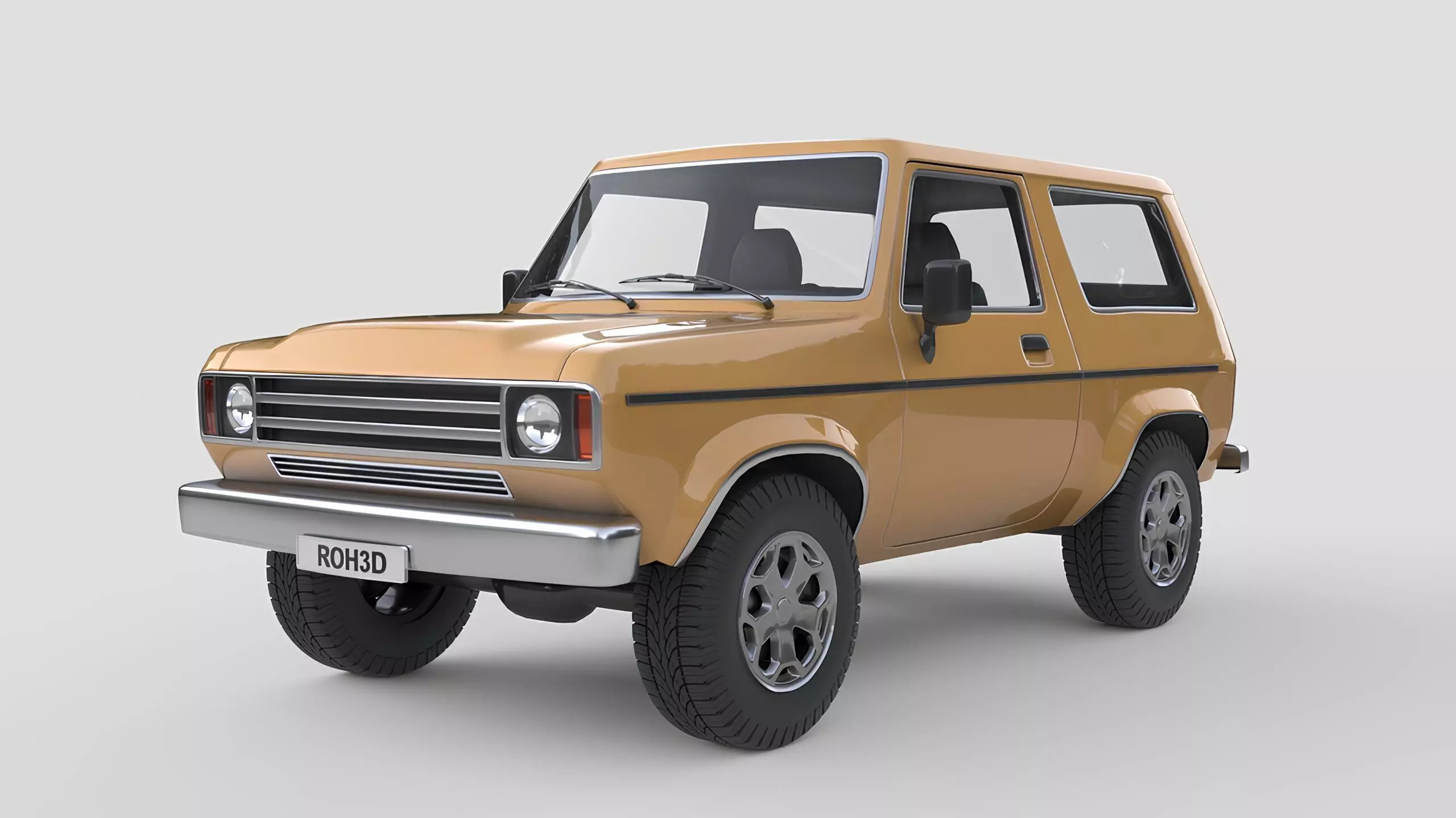 Generic SUV Car 1987 3D model_0