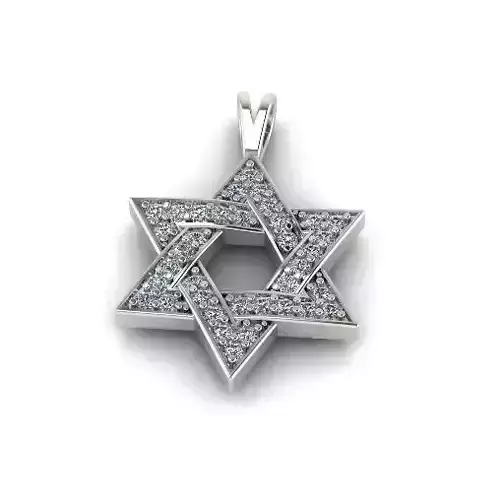 Magen David Pendant Model 7581