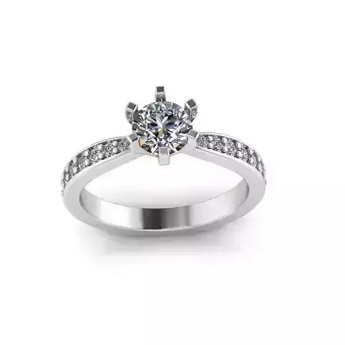 Solitaire ring Model 7577