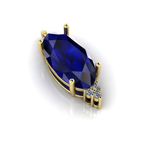 Oval pendant Model 7564 3D print model