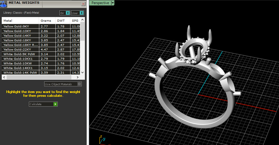 Solitaire oval ring Model 7562 3D print model_6