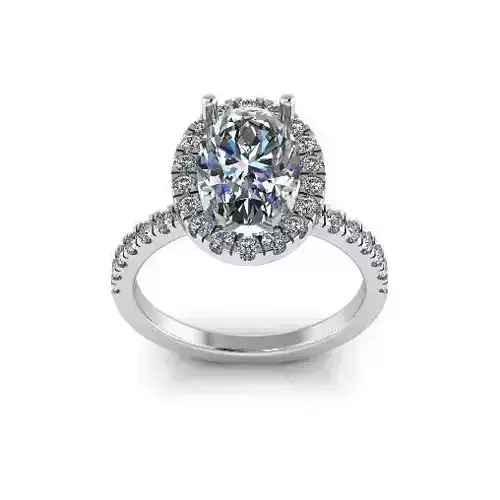 Solitaire ring Model 7560 3D print model