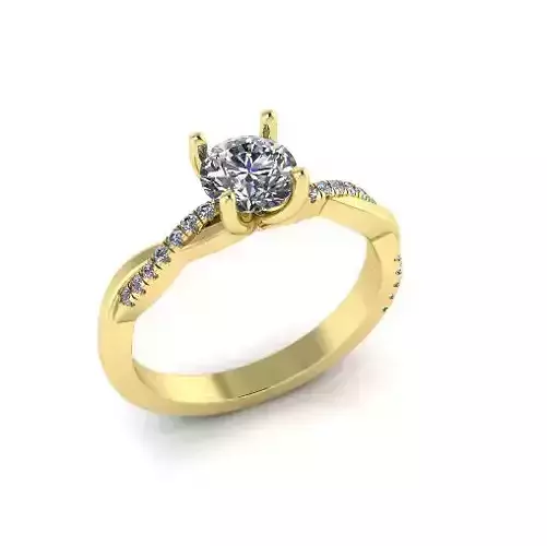 Solitaire ring Model 7544