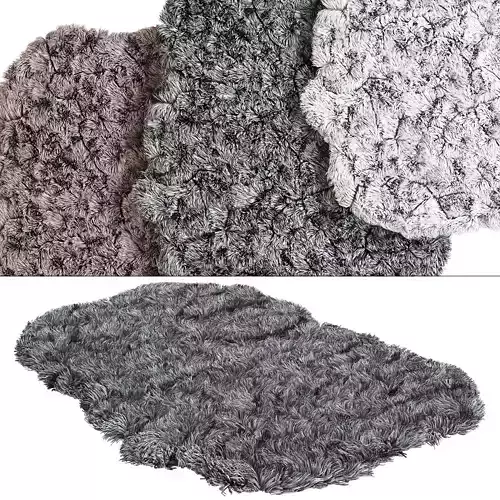 Carpet Set Low-poly 3D model
