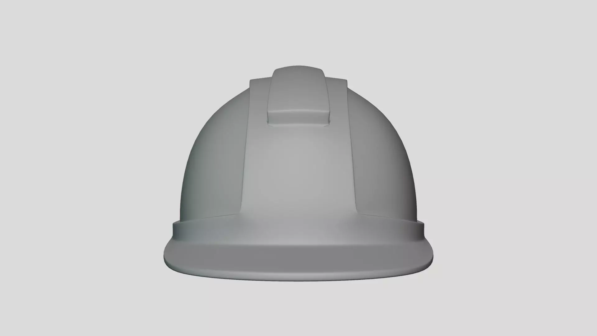 Basic Safety Helmet - Geometry Only No Textures No Materials 3D model_0