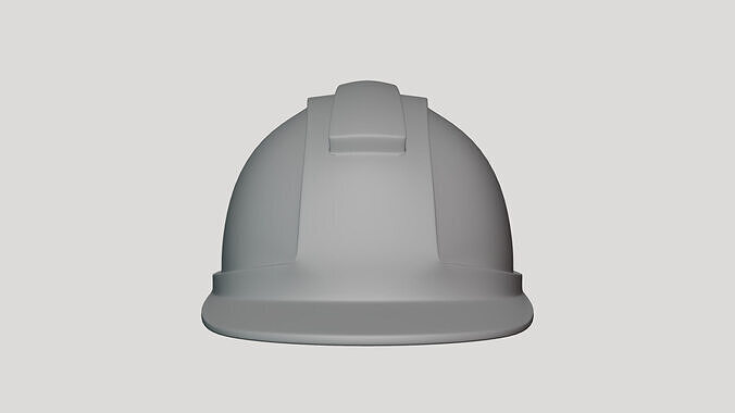 Basic Safety Helmet - Geometry Only No Textures No Materials 3D model
