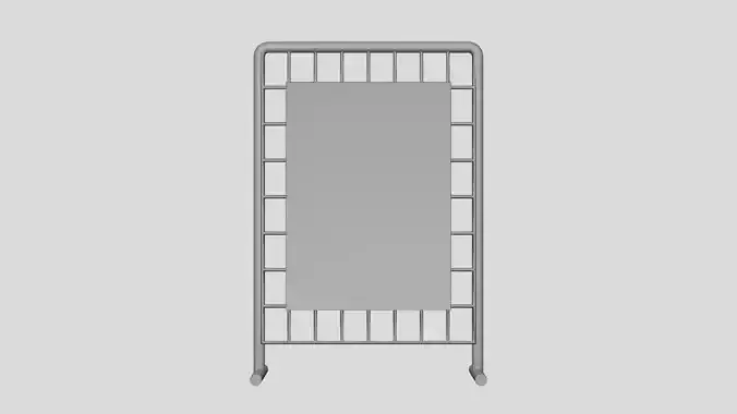 Basic Wire Display Stand - Geometry Only No Textures