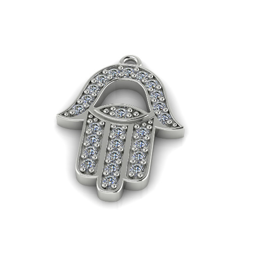 Hamsa pendant Model 7622 3D print model_1