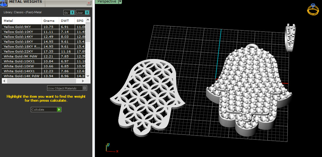 Hamsa pendant Model 7604 3D print model_6