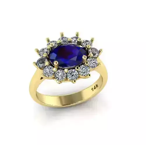 Ring oval Model 7592