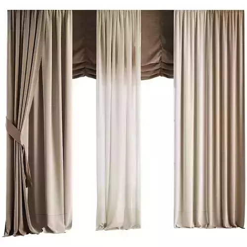 Silk and Cotton Curtain