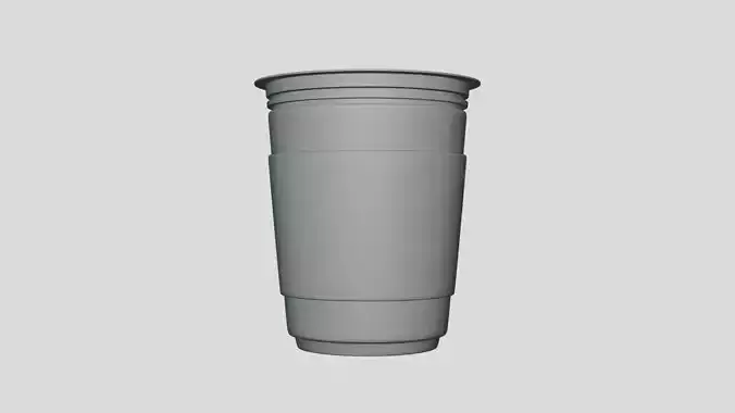 Basic Coffee Cup - Geometry Only No Textures No Materials