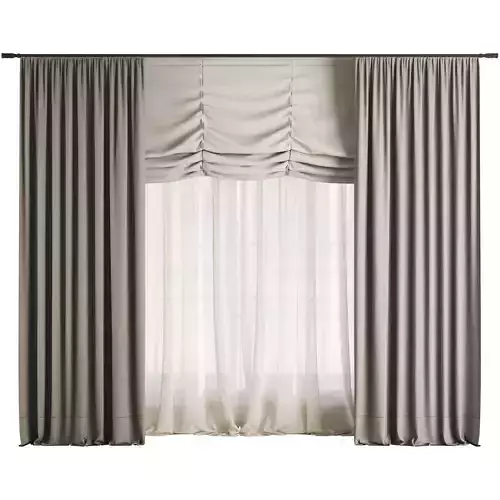 Silk and Satin Curtain