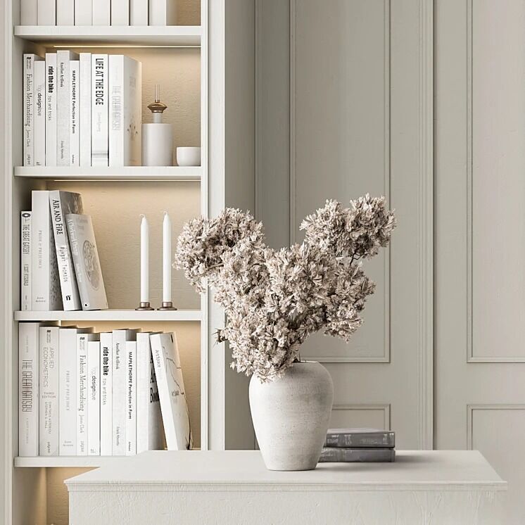 Classic Office Furniture 3D model_1