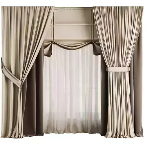 Silk and Cotton Curtain 