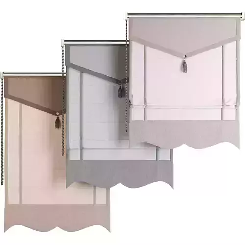 Roman Blinds Curtain Set