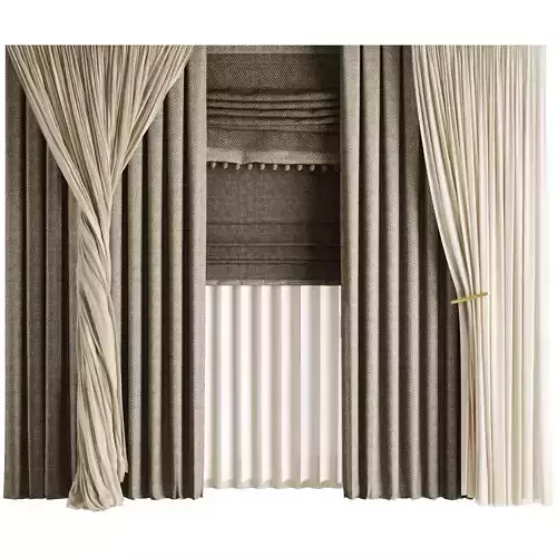 Silk and Cotton Curtain