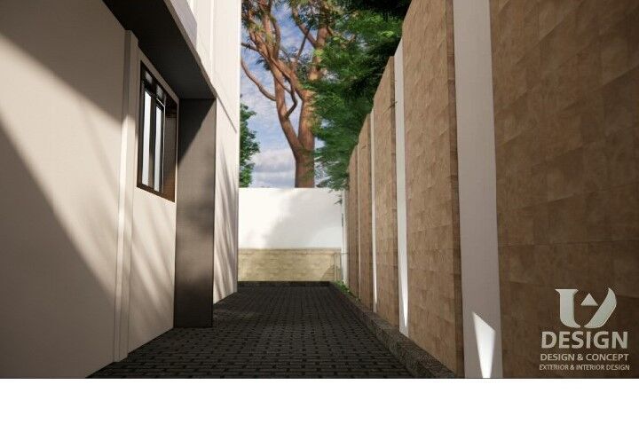 Modern Two-Story House Design with Private Swimming Pool 3D print model_22