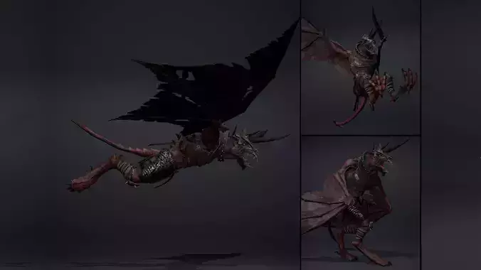 Ashen Swordman Wing 1