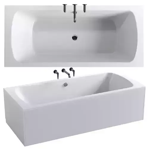 evineo ineo4 rectangular built-in bath