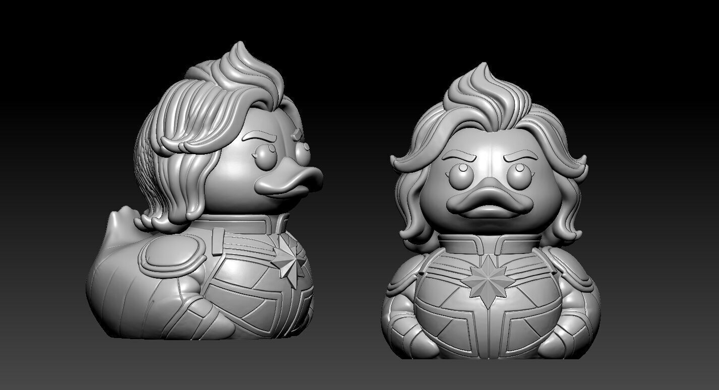 Captain Marvel model Urban vibes 3D print model_1