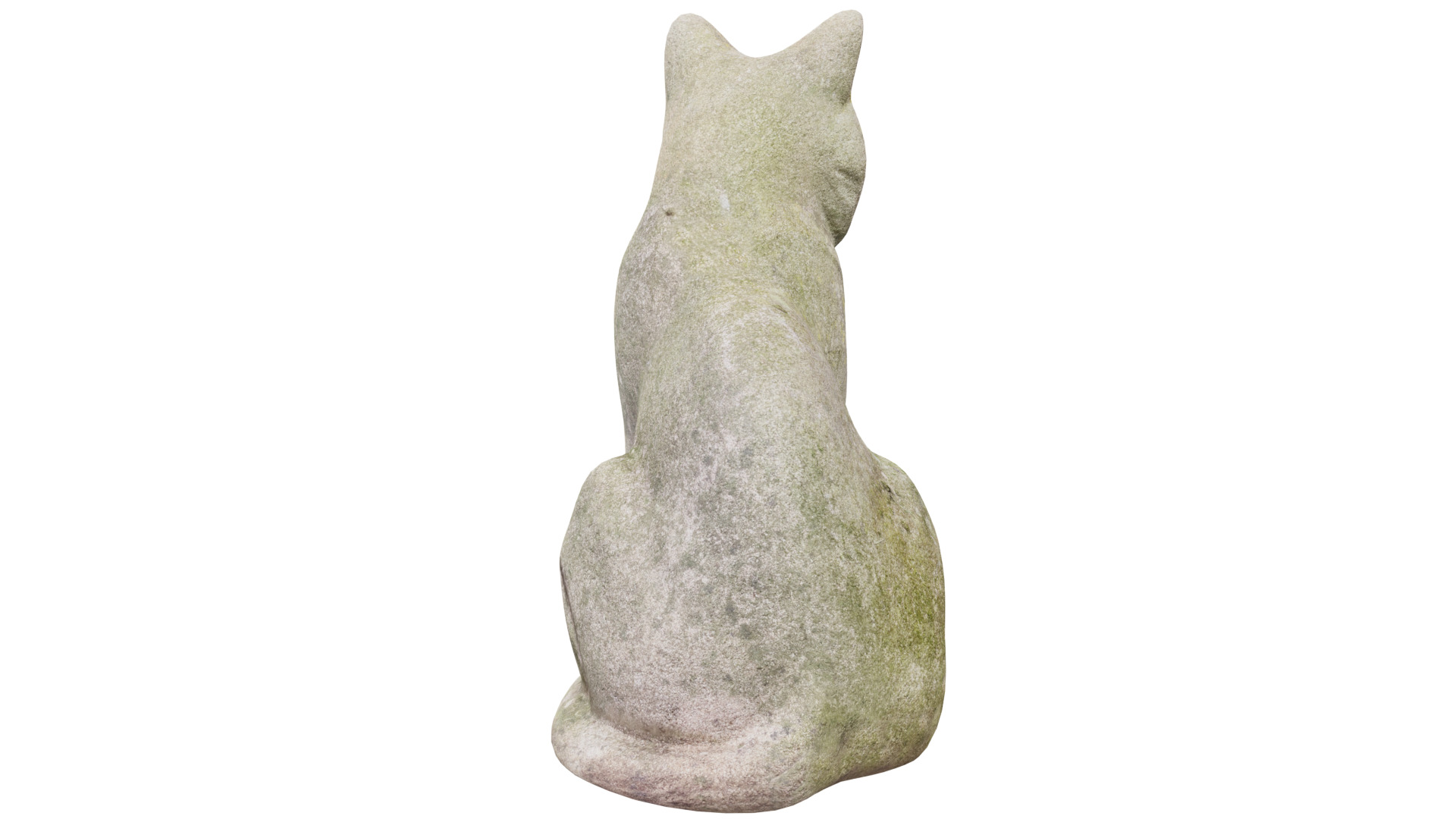Cat Statue 3D model_5