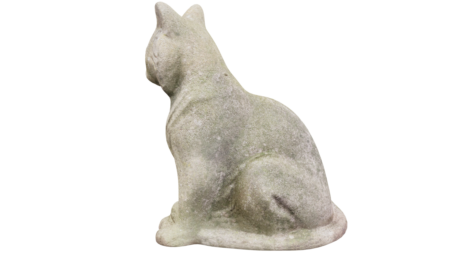 Cat Statue 3D model_3