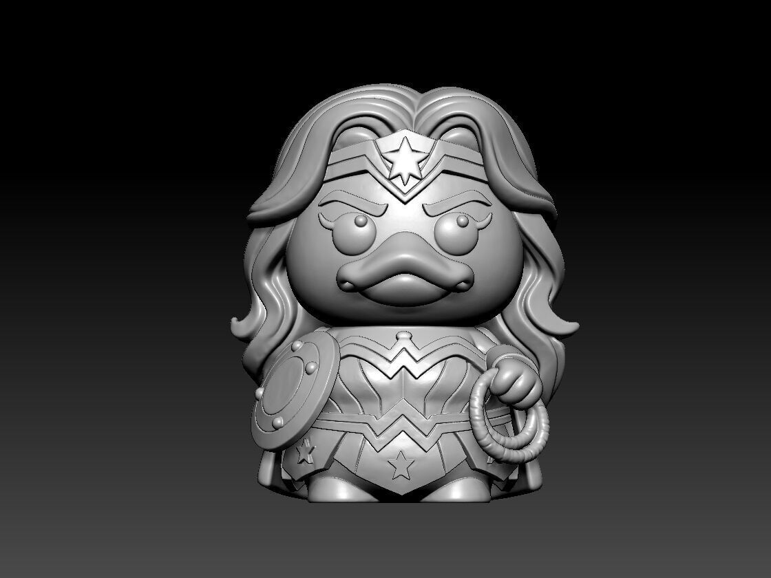 Wonder Woman DC urban vibes 3D print model_3
