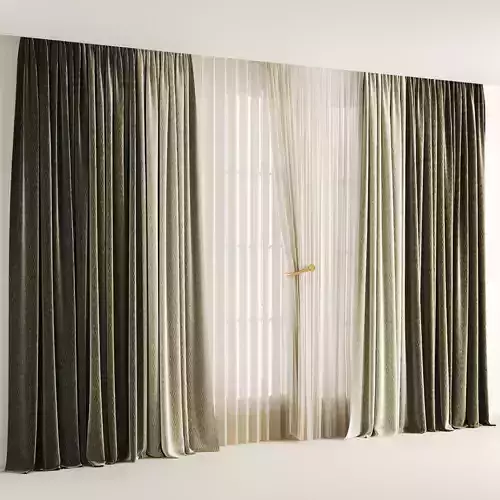 Silk and Cotton Curtain